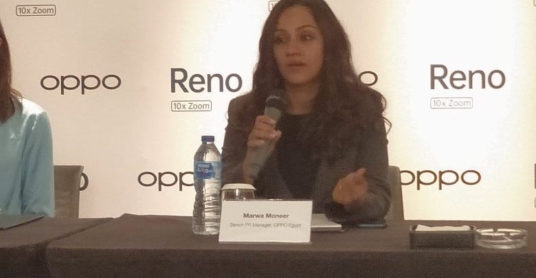 مروة منير ، مديرة العلاقات العامة والصحفية بشركة اوبو