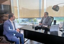 ابراهيم سرحان والصحفي محمد لطفي